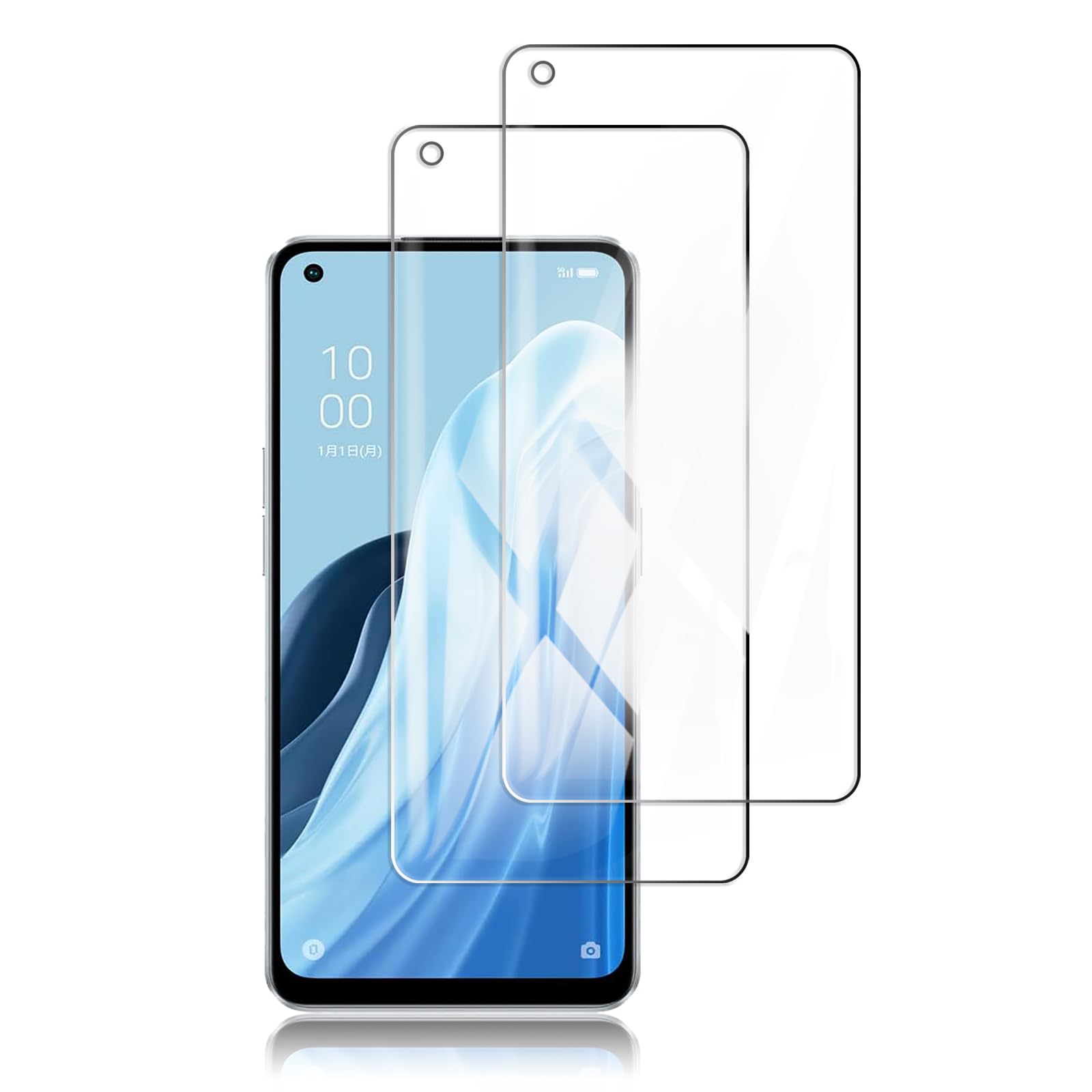 Amazon | 【2枚】For OPPO Reno7 A (CPH2353) OPG04 A201OP/OPPO Reno9